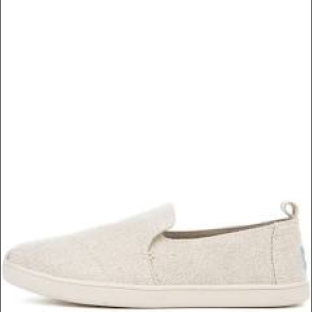 Tom’s Metallic Linen Women's Deconstructed Cupsole Alpargatas - Natural - size 9
